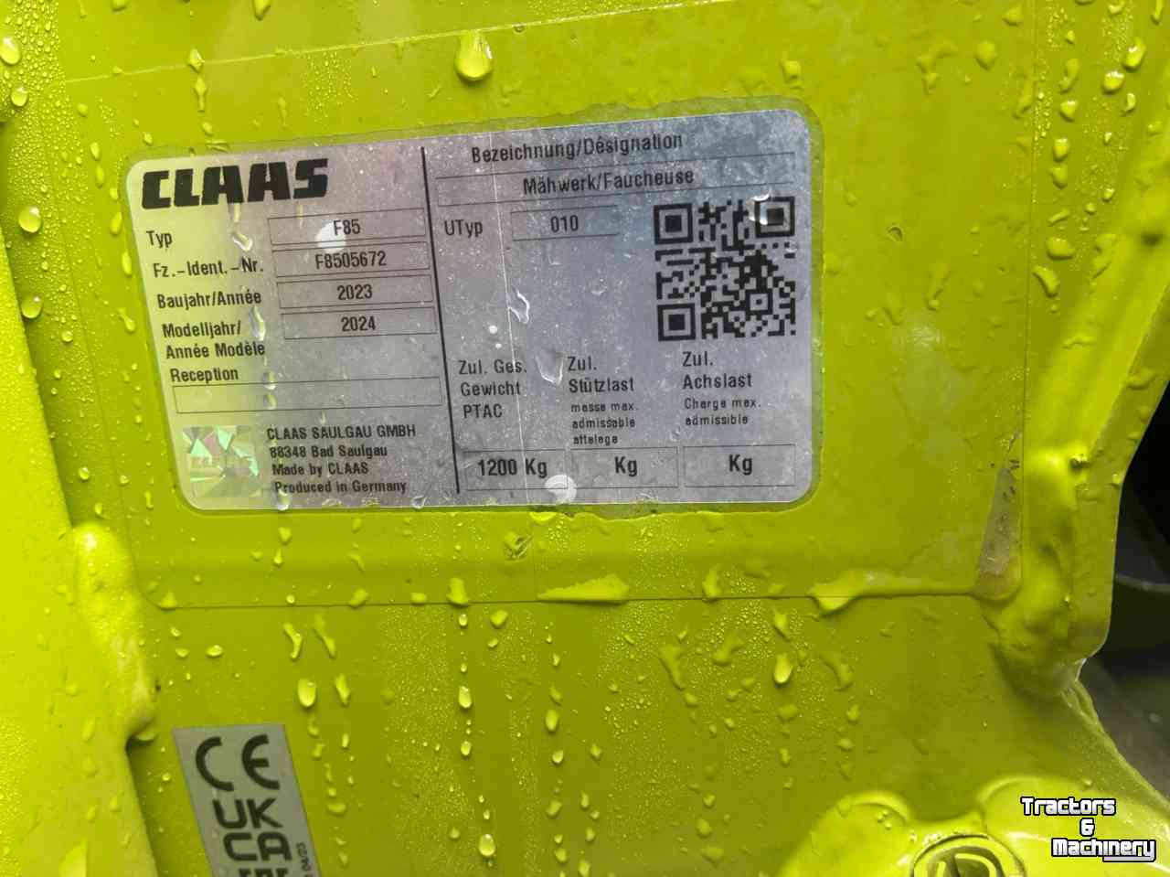 Faucheuse Claas Disco 3200 C Contour