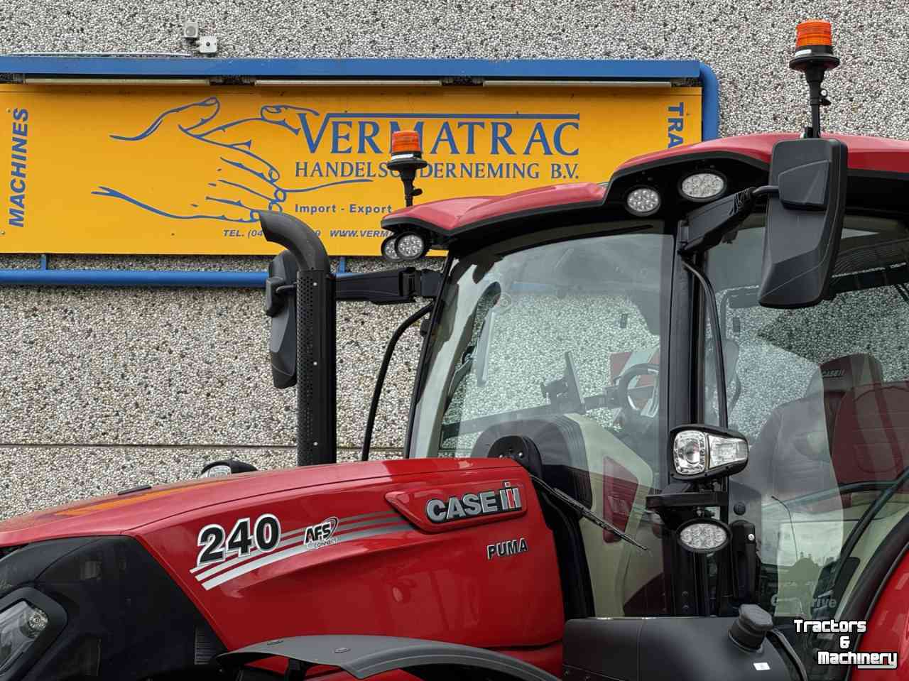 Tracteur Case-IH Puma 240AFS CVX connect vario Fronthef Hydr rem Lucht Vol GPS