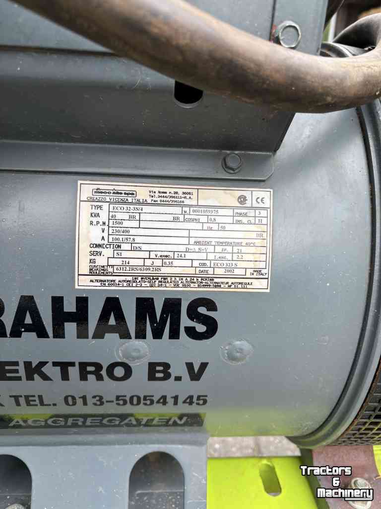 Groupes électrogènes  Aftakas aggregaat