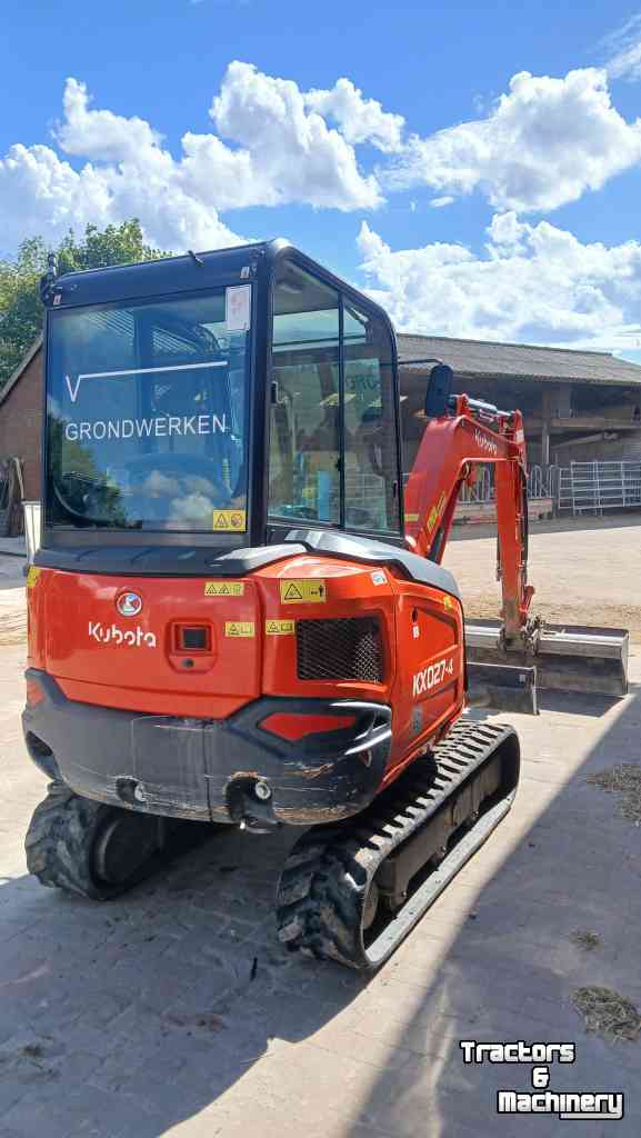 Mini pelleteuse Kubota Kx 27-4