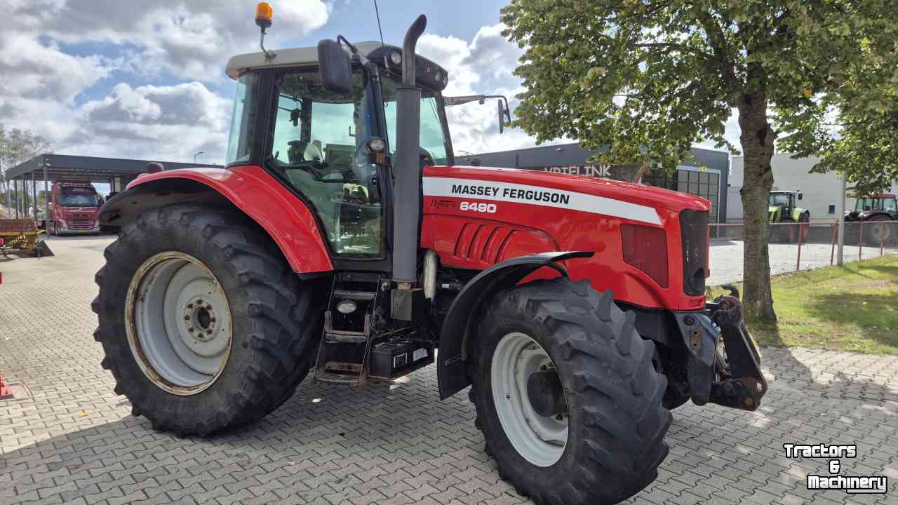 Tracteur Massey Ferguson 6490 Dyna-6 40Kmh, Lucht, Fronthef en PTO
