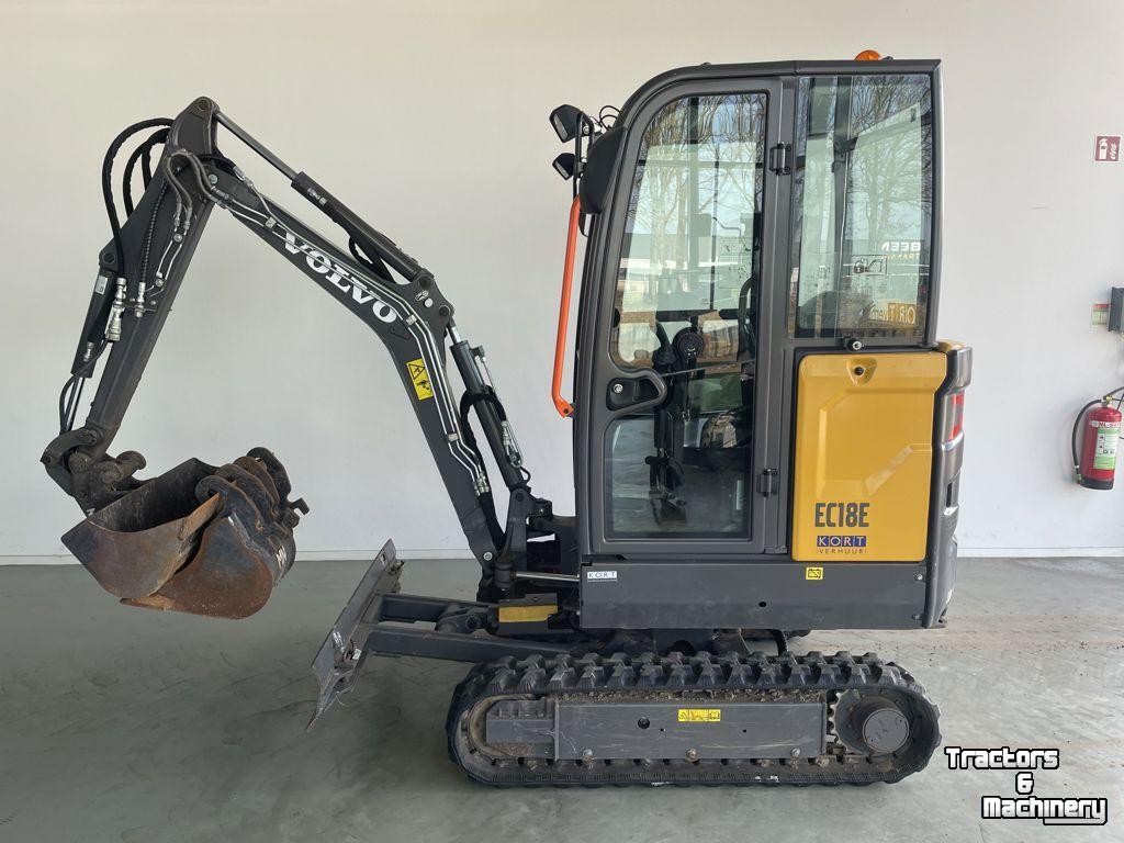 Mini pelleteuse Volvo EC18E