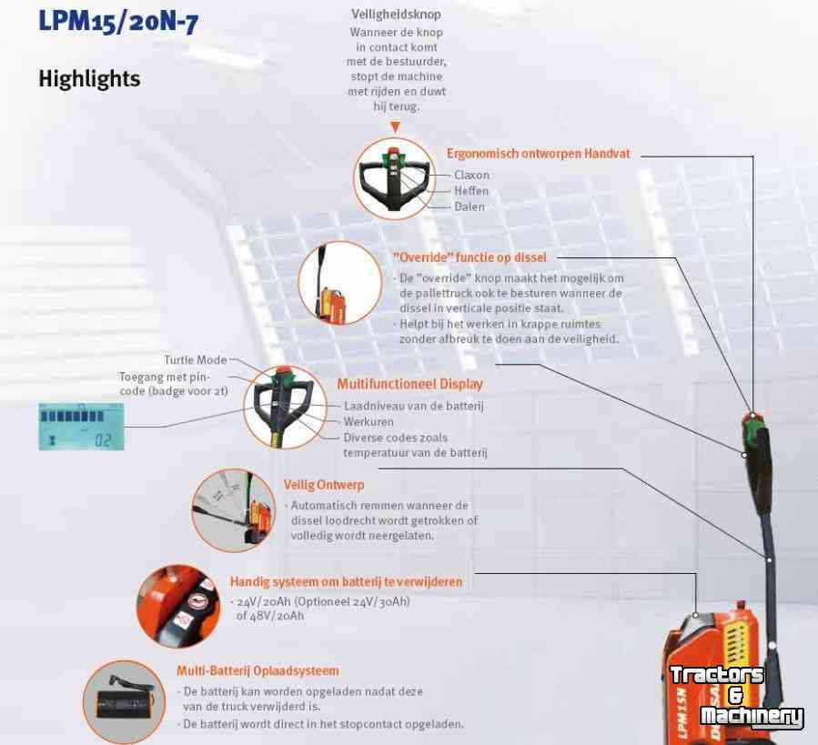 Transpalette électrique Doosan LPM20N-7