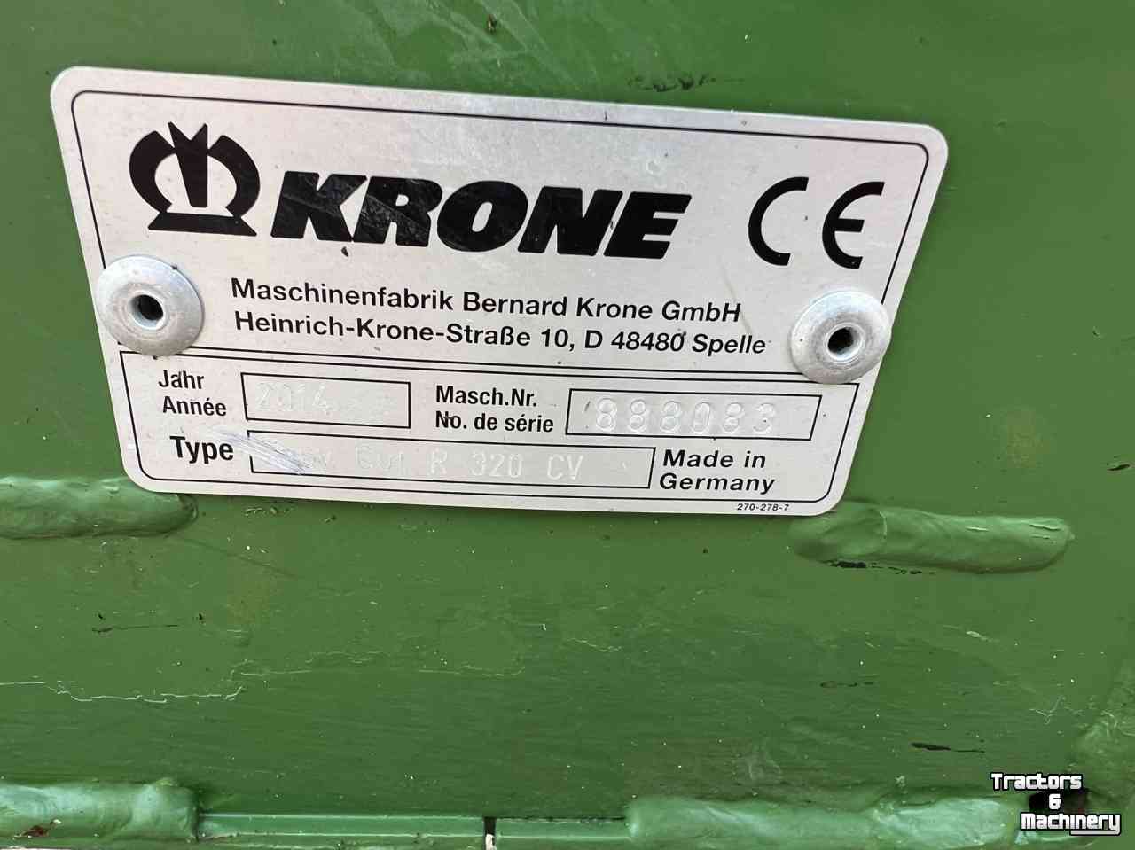 Faucheuse Krone Easy Cut R 320 CV