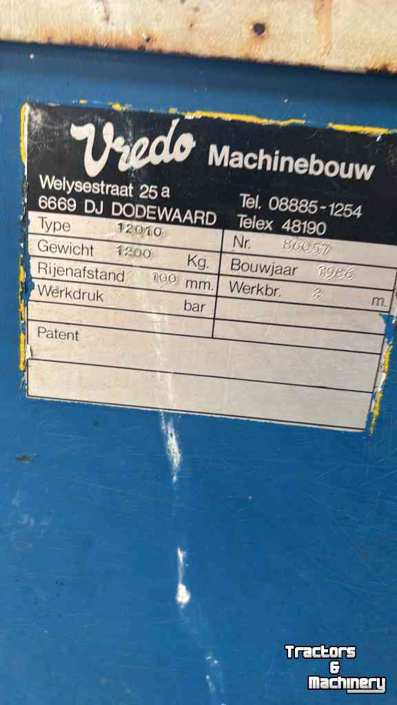 Machine à resemer Vredo DZ 2 meter doorzaaimachine
