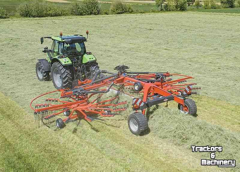 Andaineur Kuhn GA 8731+ dubbele hark met middenafleg