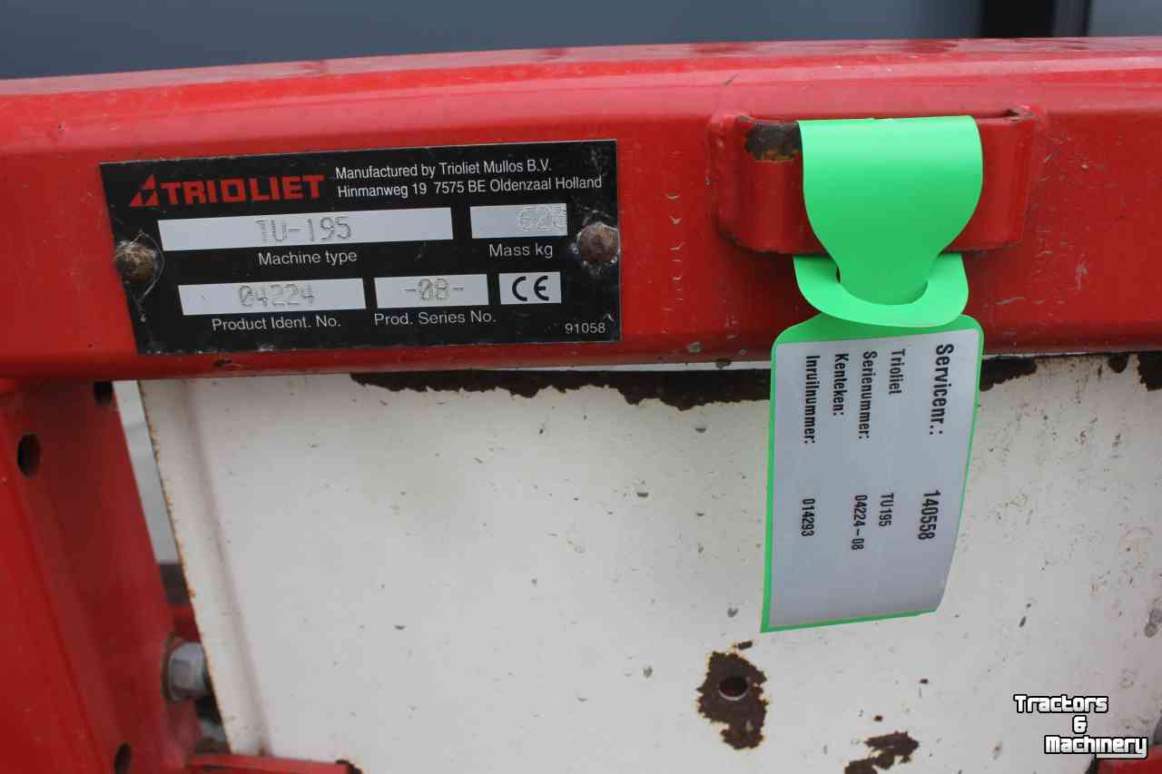 Désileuse à bloc Trioliet TU195 kuilsnijder kuilvoersnijder silobloksnijder u-snijder