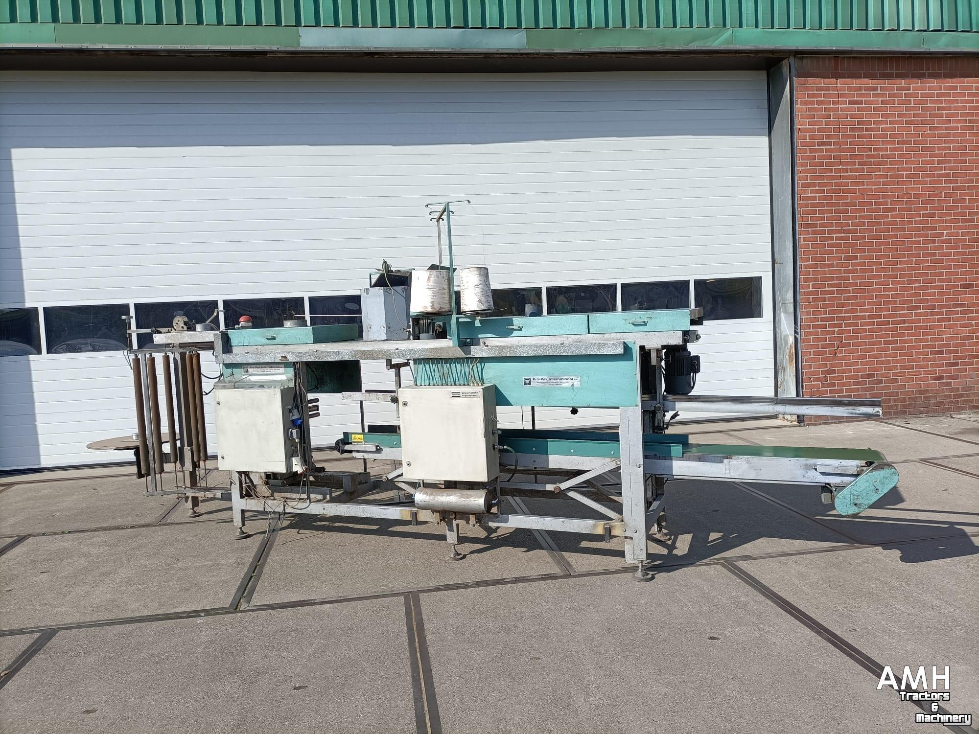 Autres matériel de convoyage et accessoires Pro-Pak BSM-1 Rolverpakker onbekend / unknown ROLVERPAKKER AUTOMAAT ROLLSTOCKBAGGER NETZVERPACKUNGSMASCHINE
