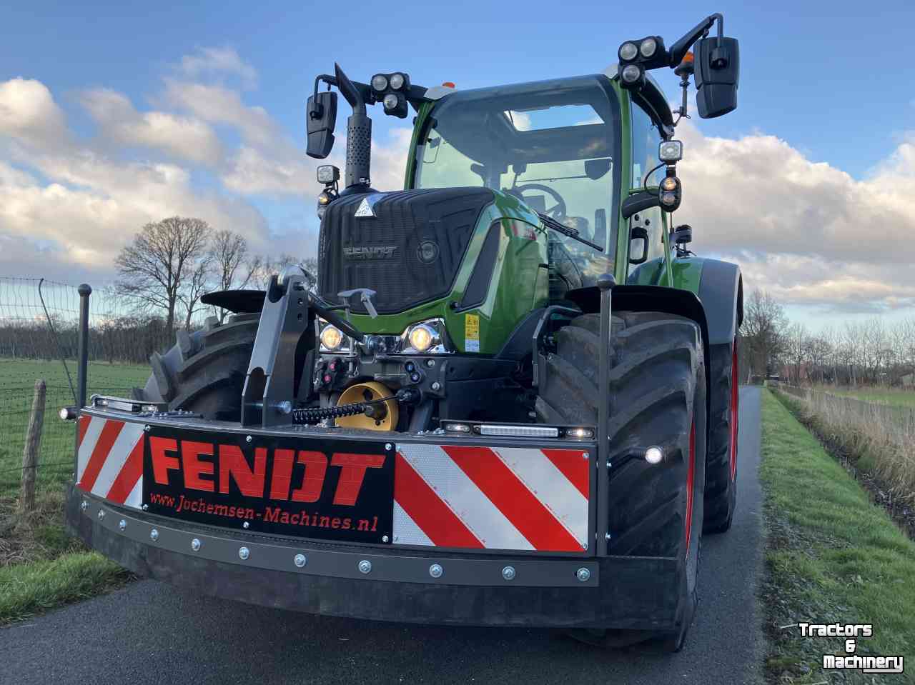 Pare-chocs avant Fendt 310 311 312 313 314 Trekkerbumper rubber schuif