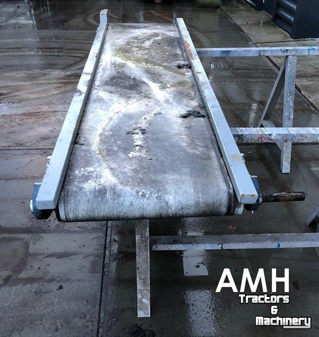 Convoyeur  2350X550 TRANSPORTBAND VLAKKE BAND FLAT BELT CONVEYOR BELT FLACHBAND FÖRDERBAND