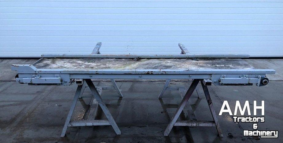 Convoyeur  2350X550 TRANSPORTBAND VLAKKE BAND FLAT BELT CONVEYOR BELT FLACHBAND FÖRDERBAND