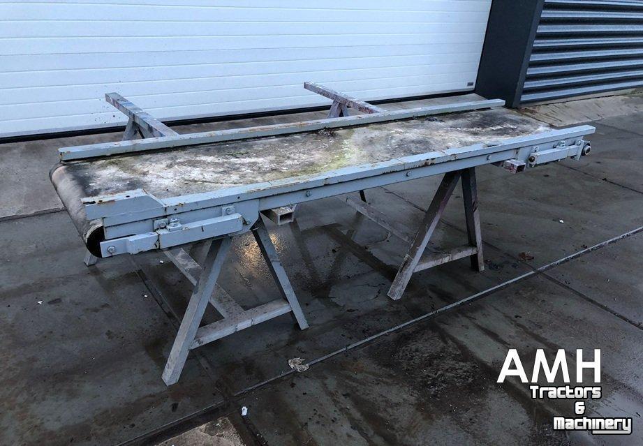 Convoyeur  2350X550 TRANSPORTBAND VLAKKE BAND FLAT BELT CONVEYOR BELT FLACHBAND FÖRDERBAND