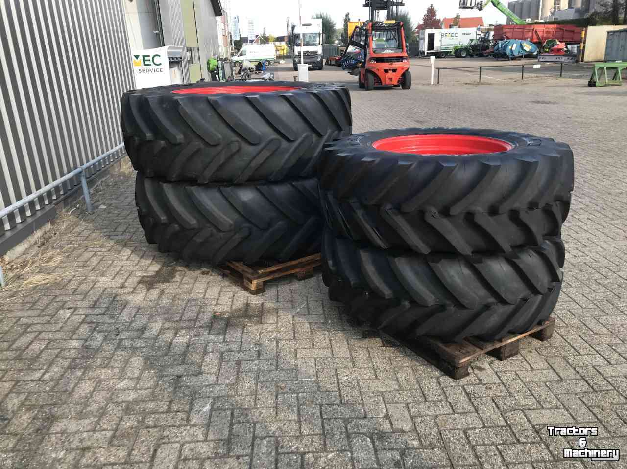 Roues, Pneus, Jantes, Barillets Jumelage Michelin 480/70R30 + 650/65R42