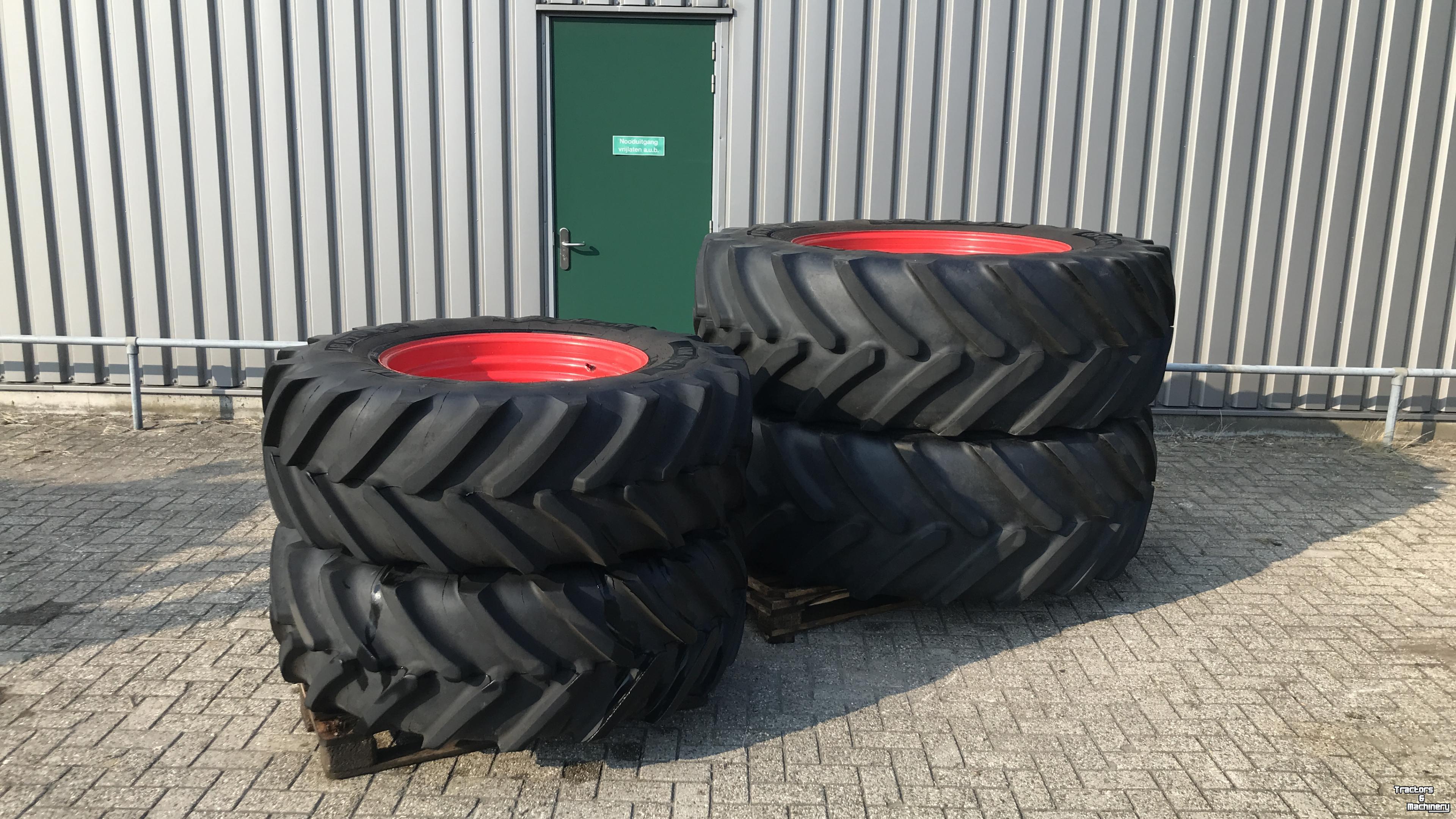 Roues, Pneus, Jantes, Barillets Jumelage Michelin 650/65R42 + 480/70R30 spoor 213cm
