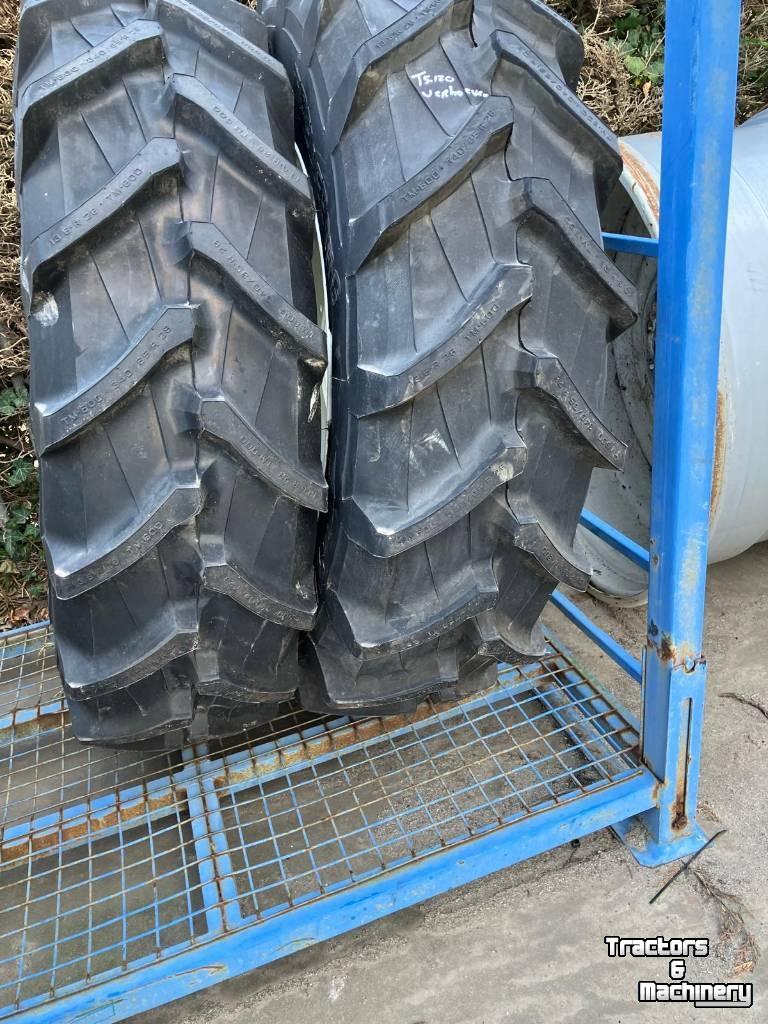 Roues, Pneus, Jantes, Barillets Jumelage Trelleborg 420/85R38 en 340/85R28