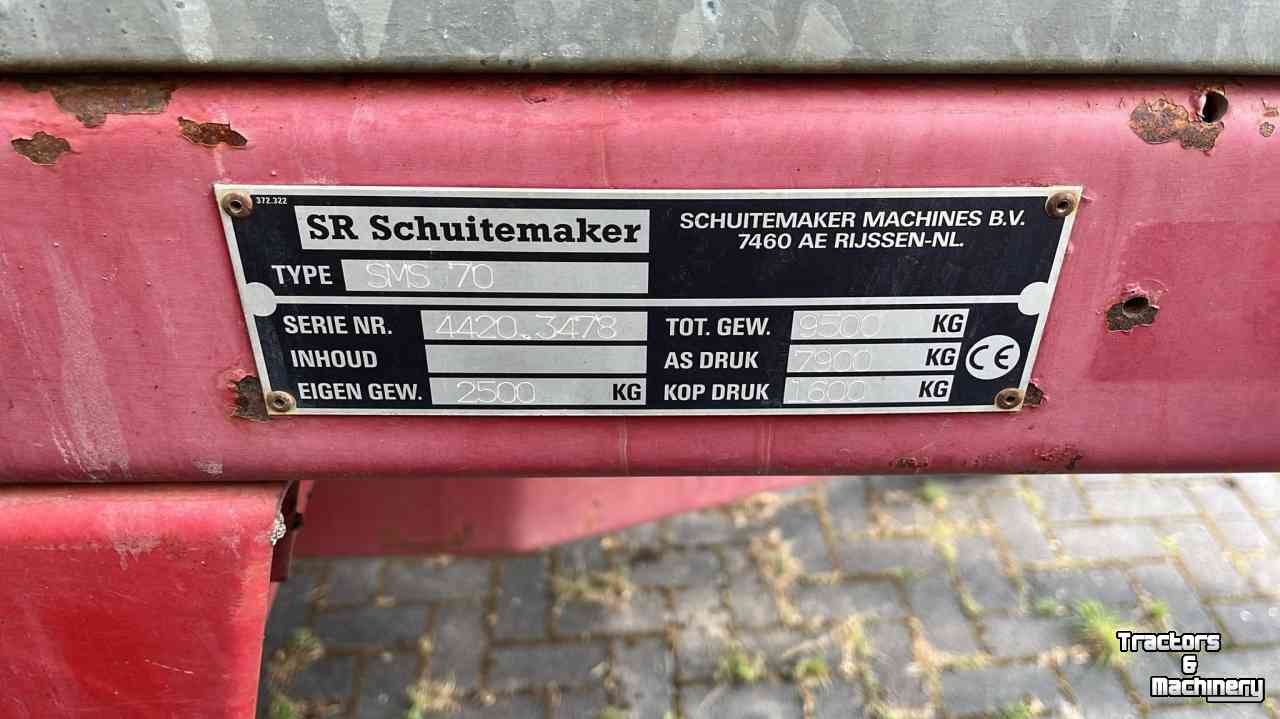 Epandeur de fumier Schuitemaker SMS70 Stalmestverspreider