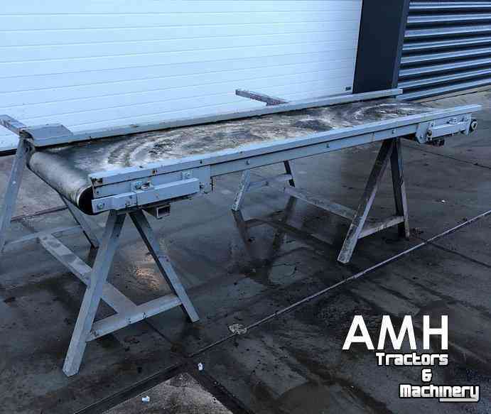Convoyeur  2350X550 MM TRANSPORTBAND VLAKKE BAND FLAT BELT CONVEYOR BELT FLACHBAND FÖRDERBAND