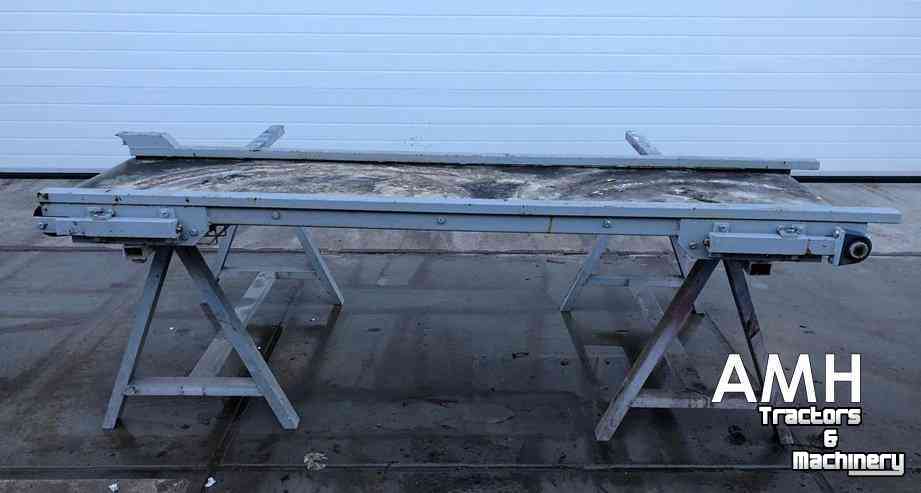 Convoyeur  2350X550 MM TRANSPORTBAND VLAKKE BAND FLAT BELT CONVEYOR BELT FLACHBAND FÖRDERBAND