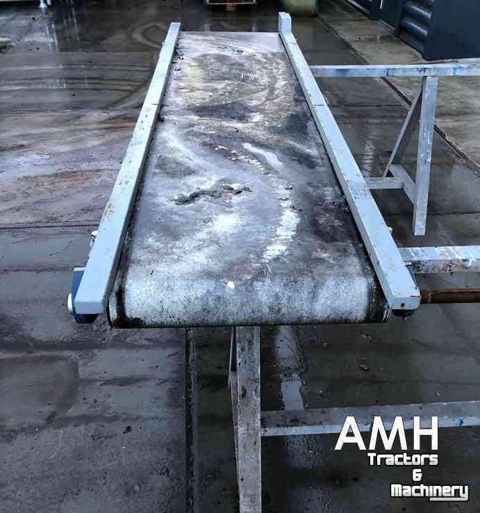 Convoyeur  2350X550 MM TRANSPORTBAND VLAKKE BAND FLAT BELT CONVEYOR BELT FLACHBAND FÖRDERBAND