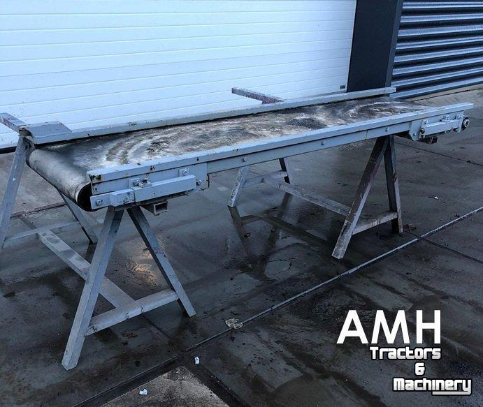Convoyeur  2350X550 TRANSPORTBAND VLAKKE BAND FLAT BELT CONVEYOR BELT FLACHBAND FÖRDERBAND