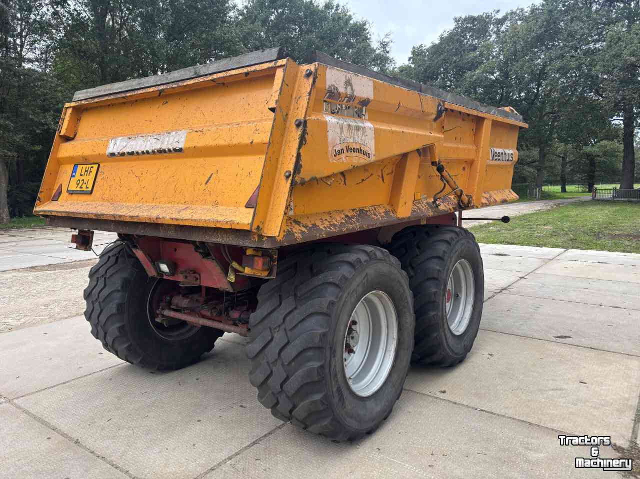 Tombereau / Benne TP Veenhuis Jvzk 18000 zanddumper dumper kipper
