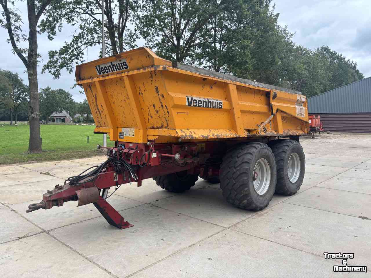 Tombereau / Benne TP Veenhuis Jvzk 18000 zanddumper dumper kipper