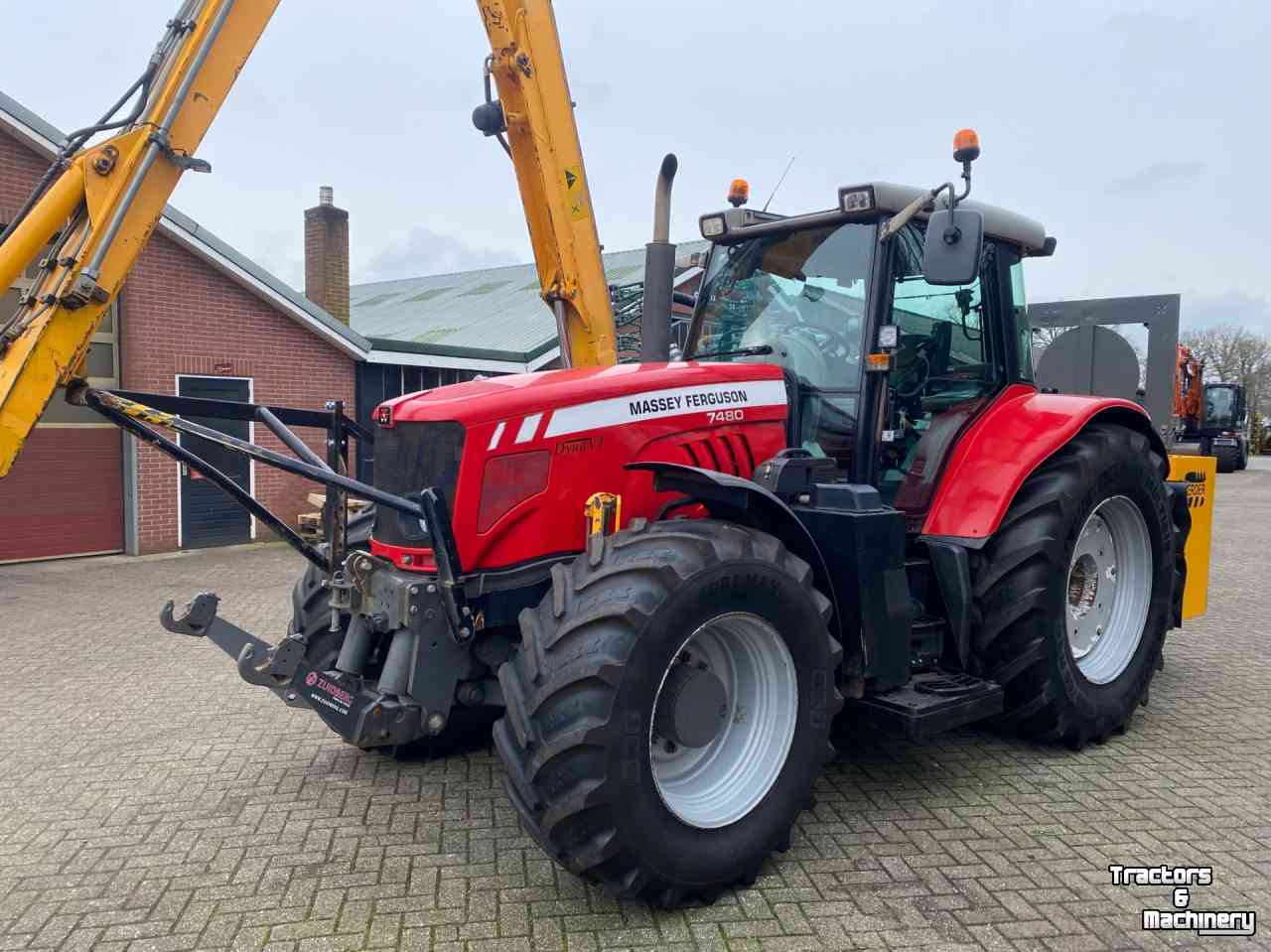Tracteur MF 7480 Dyna VT