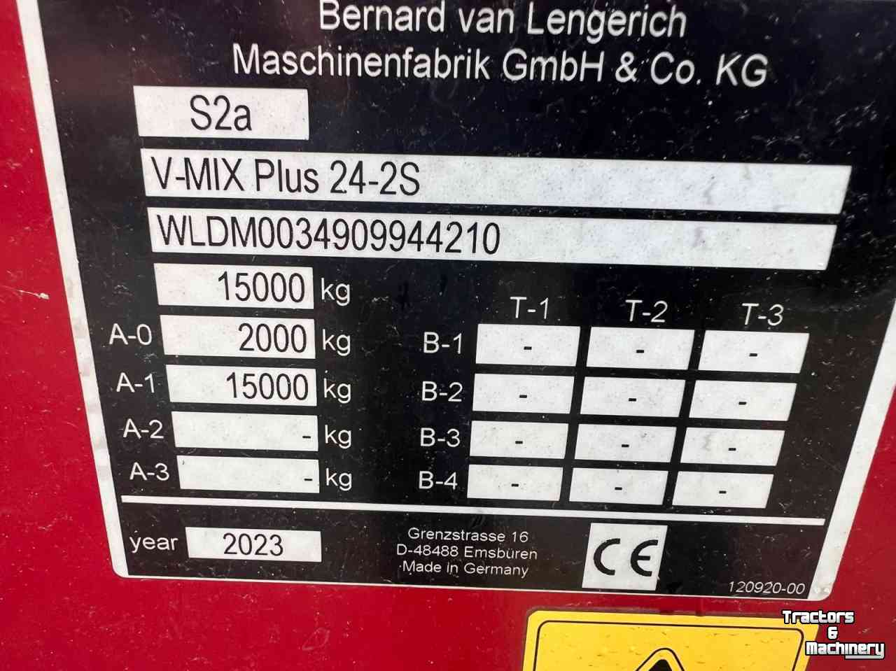 Remorque distributrice BVL Vmix plus 24-2S