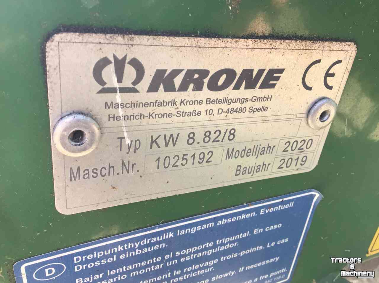 Faneur Krone KW 8.82/8