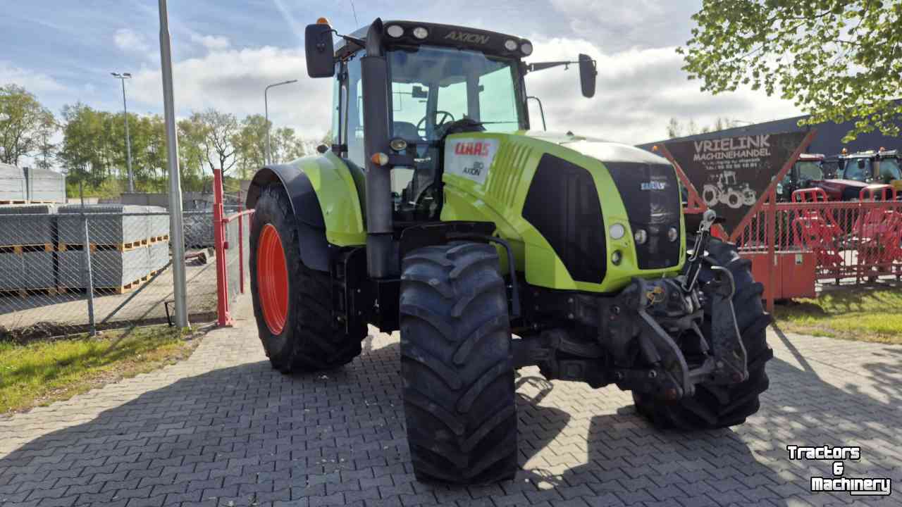 Tracteur Claas Axion 810 C-Matic Cebis 50Kmh. Lucht, Fronthef en PTO