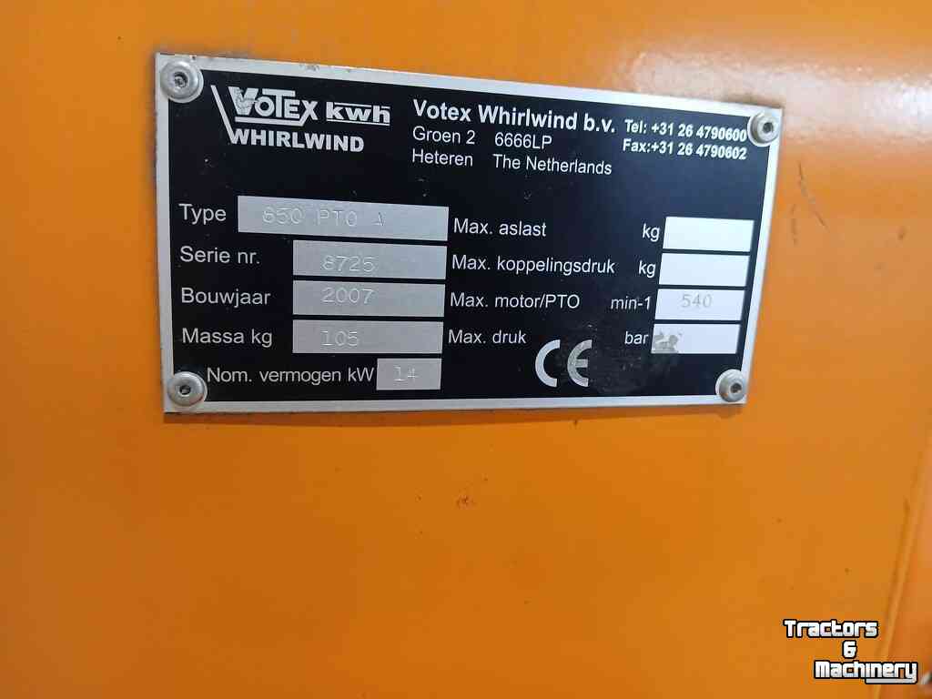 Souffleur de feuilles Votex 850 PTA a