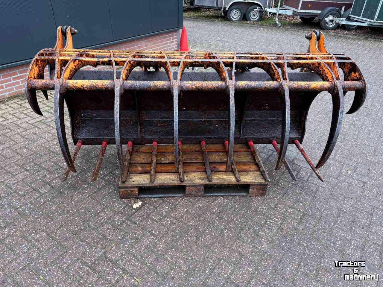 Benne à grappin / Fourche à grappin Kock & Sohn 2 mtr met schäffer aansluiting