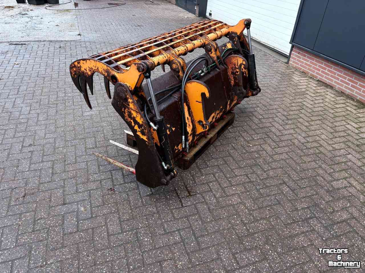 Benne à grappin / Fourche à grappin Kock & Sohn 2 mtr met schäffer aansluiting