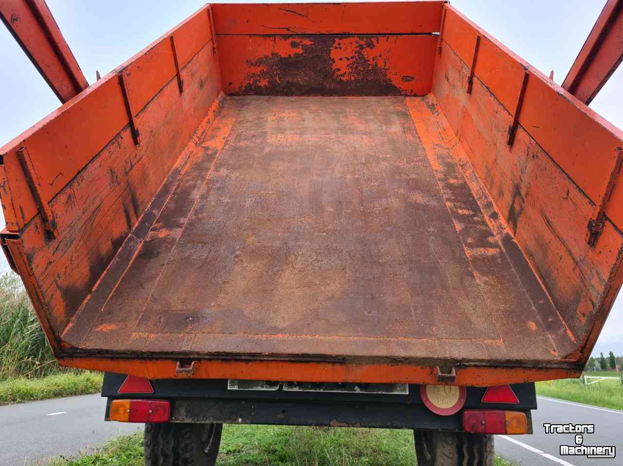 Benne agricole Agromet T039 5 tons kipper in nette staat