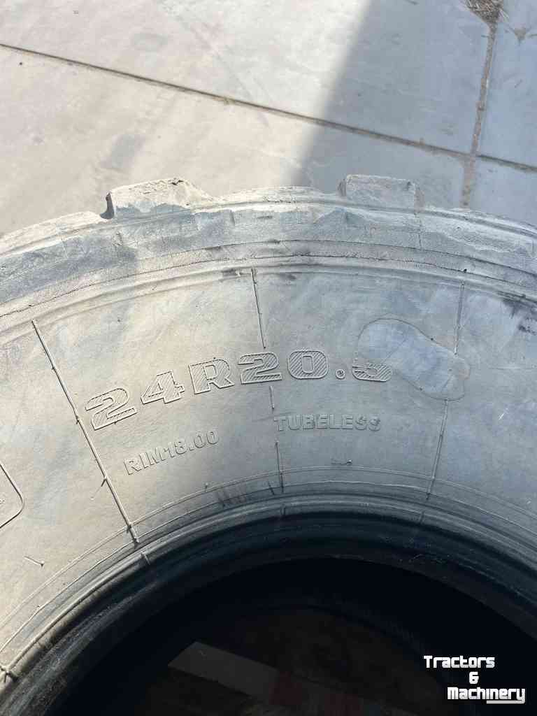 Roues, Pneus, Jantes, Barillets Jumelage  24R20.5