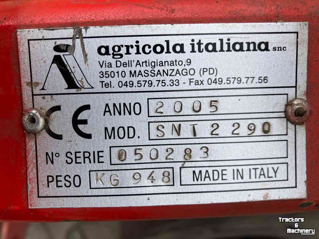 Semoir Agricola Italiana SNT 2290 Zaaimachine