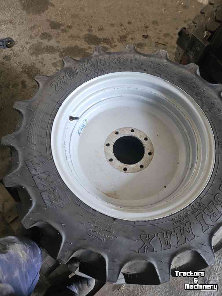 Roues, Pneus, Jantes, Barillets Jumelage BKT BKT 280/85 r 24   ALLIANCE 320/85r38