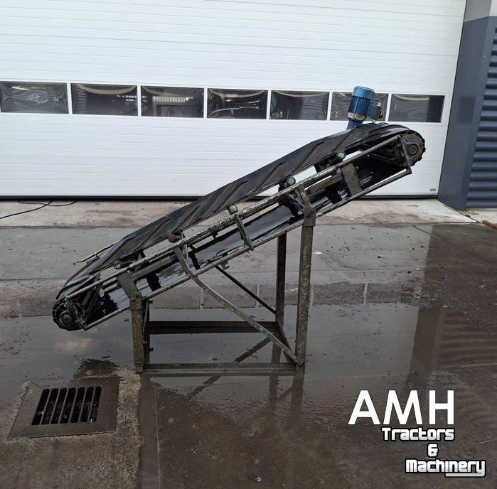 Convoyeur élévateur  2600X590 OPVOERBAND ELEVATORBAND ELEVATOR BELT FÖRDERBAND STEIGBAND