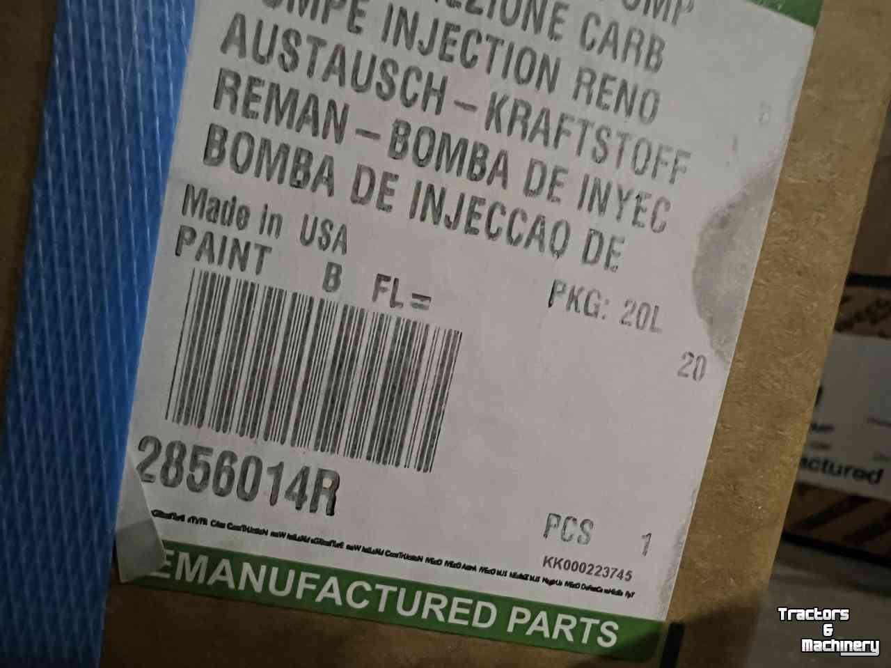 Pelles sur chenilles New Holland Brandstofpomp voor NewH E175B C Parts nr:2856014R