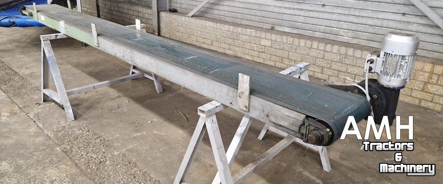 Convoyeur  4150X375 TRANSPORTBAND VLAKKE BAND FLAT BELT CONVEYOR BELT FLACHBAND FÖRDERBAND