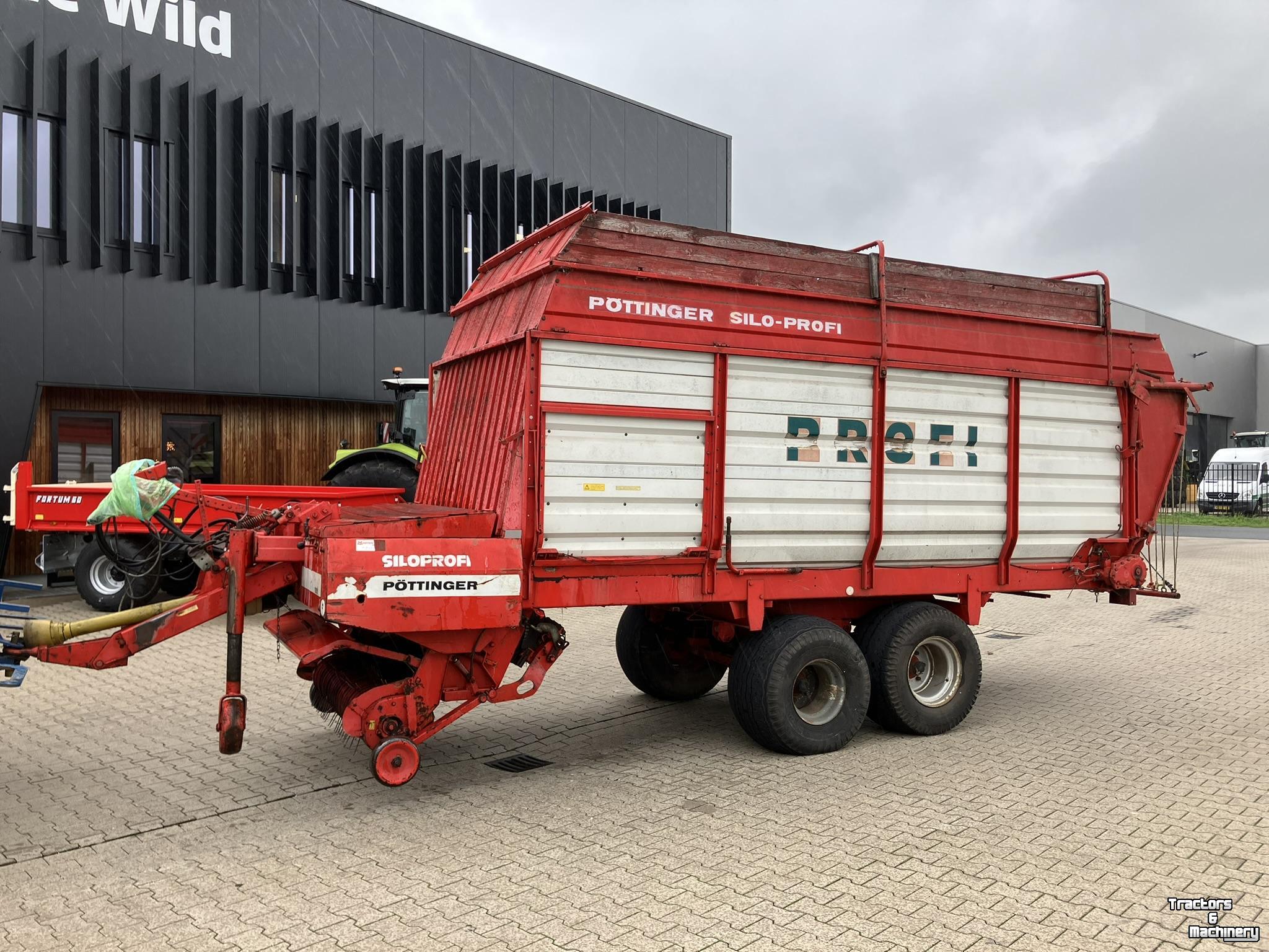 Remorque porte-machines Pottinger SW 102 SILO PROFI 1