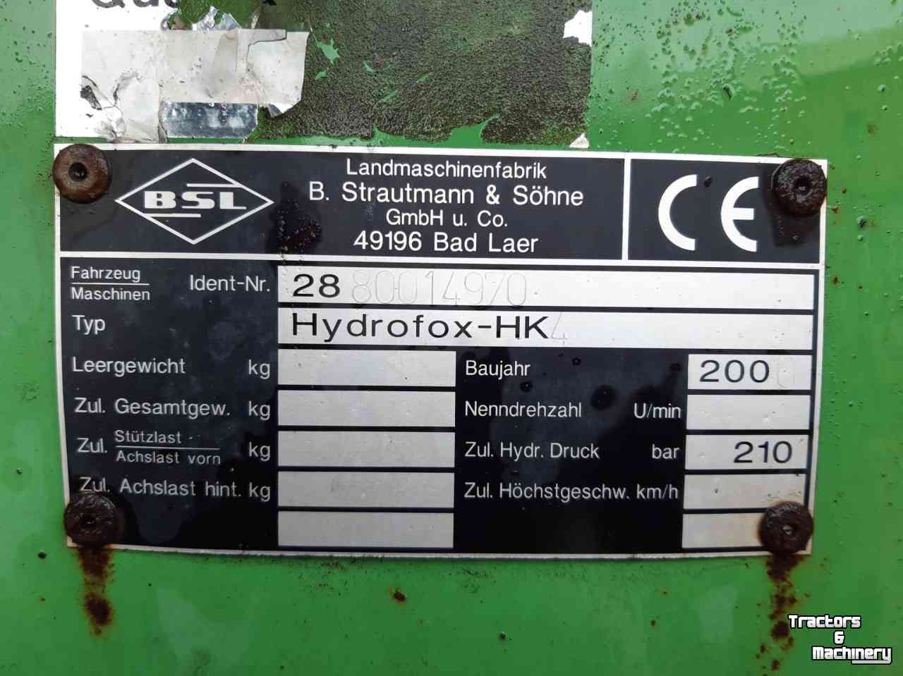 Désileuse à bloc Strautmann Hydrofox HK-4