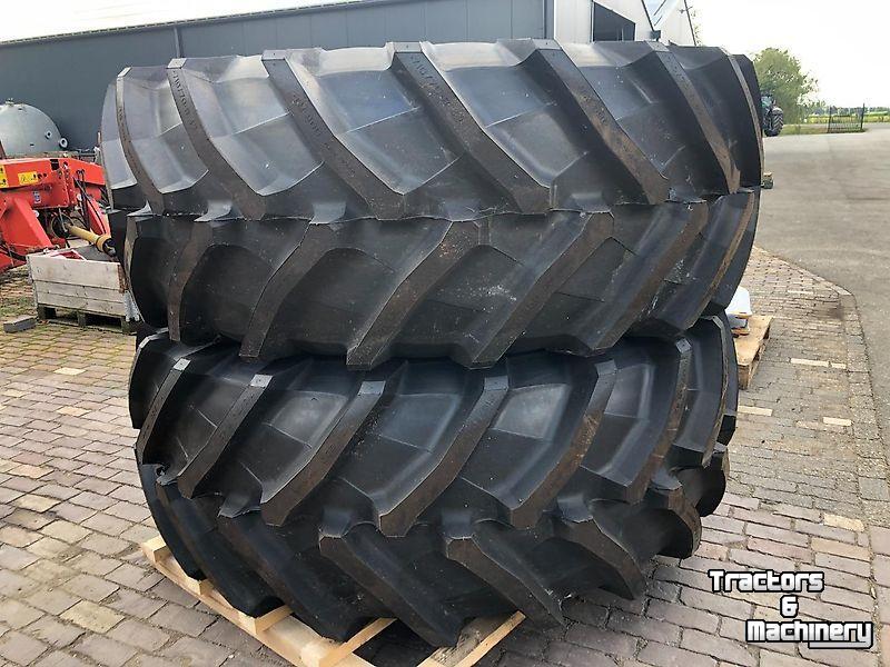 Roues, Pneus, Jantes, Barillets Jumelage Trelleborg Trelleborg - 710/70R42 TM900 op wiel Valtra Q-serie