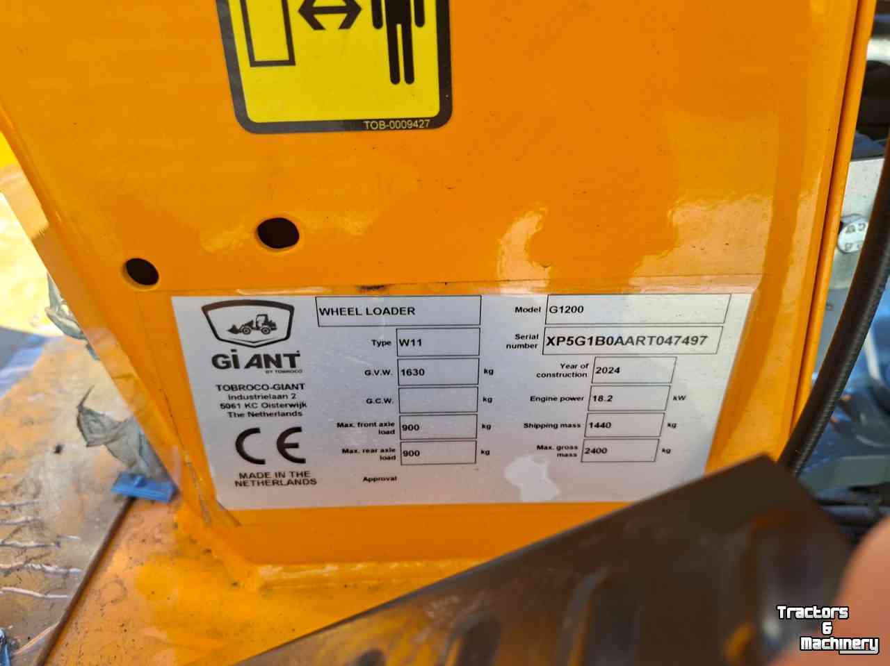Chargeuse sur pneus Giant G1200