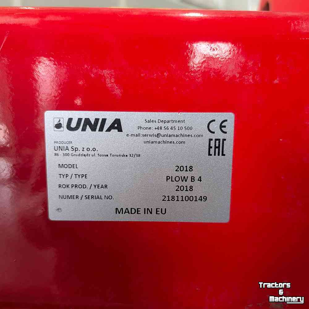 Décompacteur Unia Plow B4