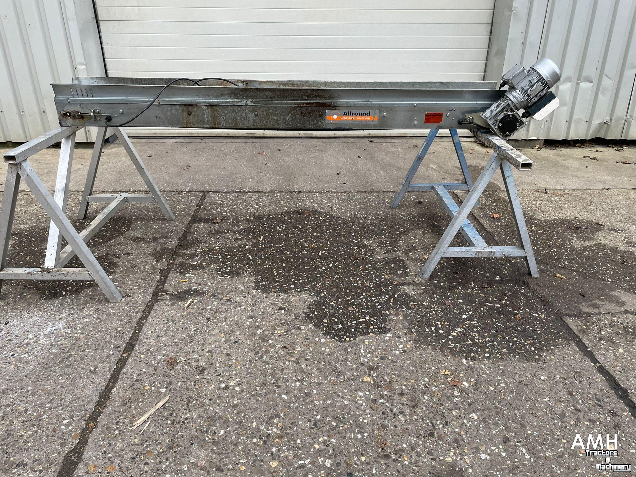 Convoyeur Allround Vlakke band 2400X200 TRANSPORTBAND VLAKKE BAND FLAT BELT CONVEYOR BELT FLACHBAND FÖRDERBAND