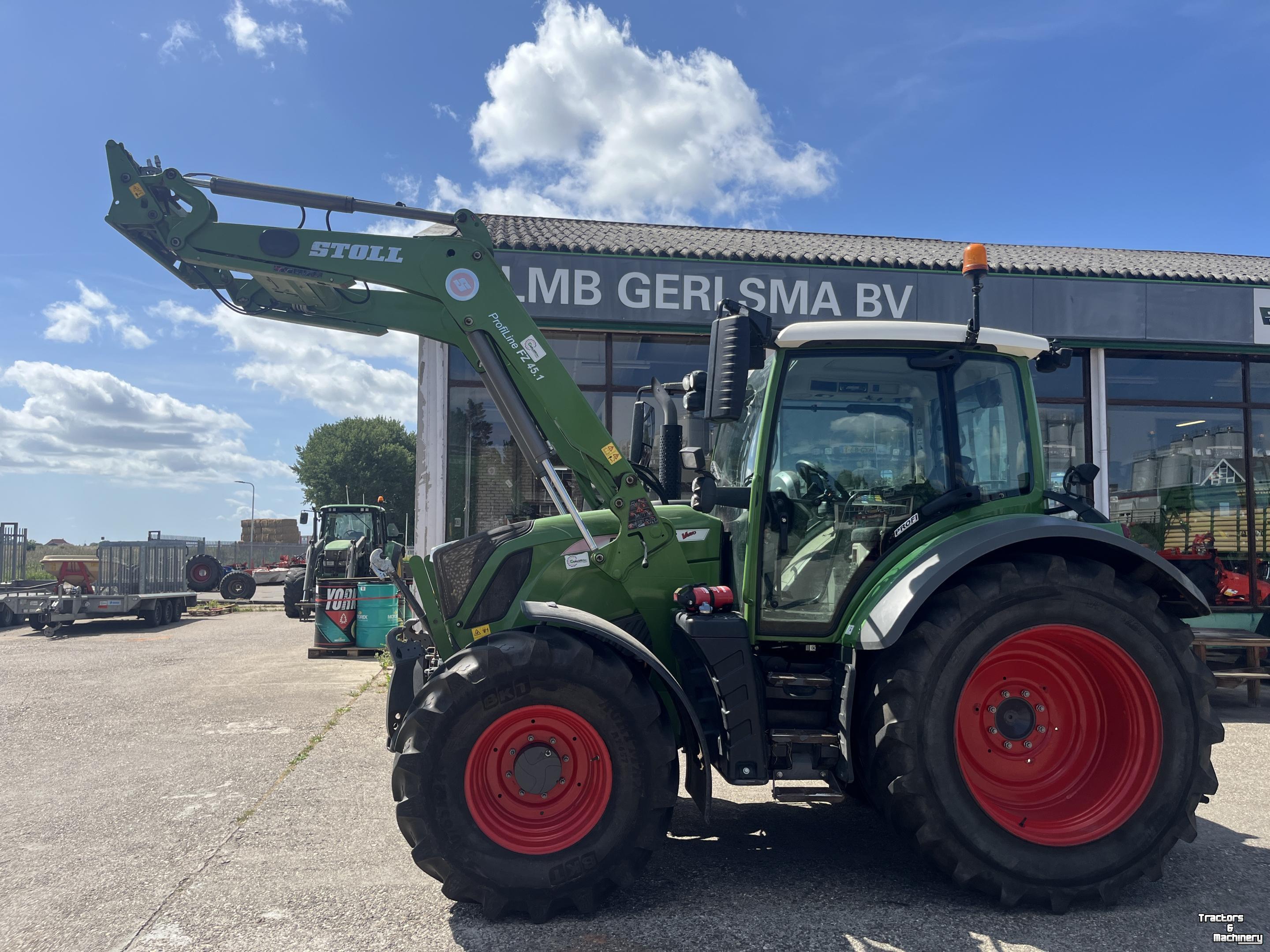 Tracteur Fendt 313 profi. + Stoll Fz 45,1