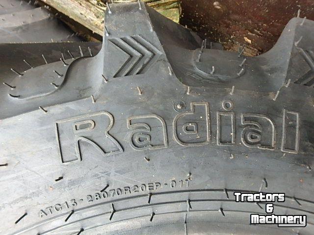 Roues, Pneus, Jantes, Barillets Jumelage  280/70R20