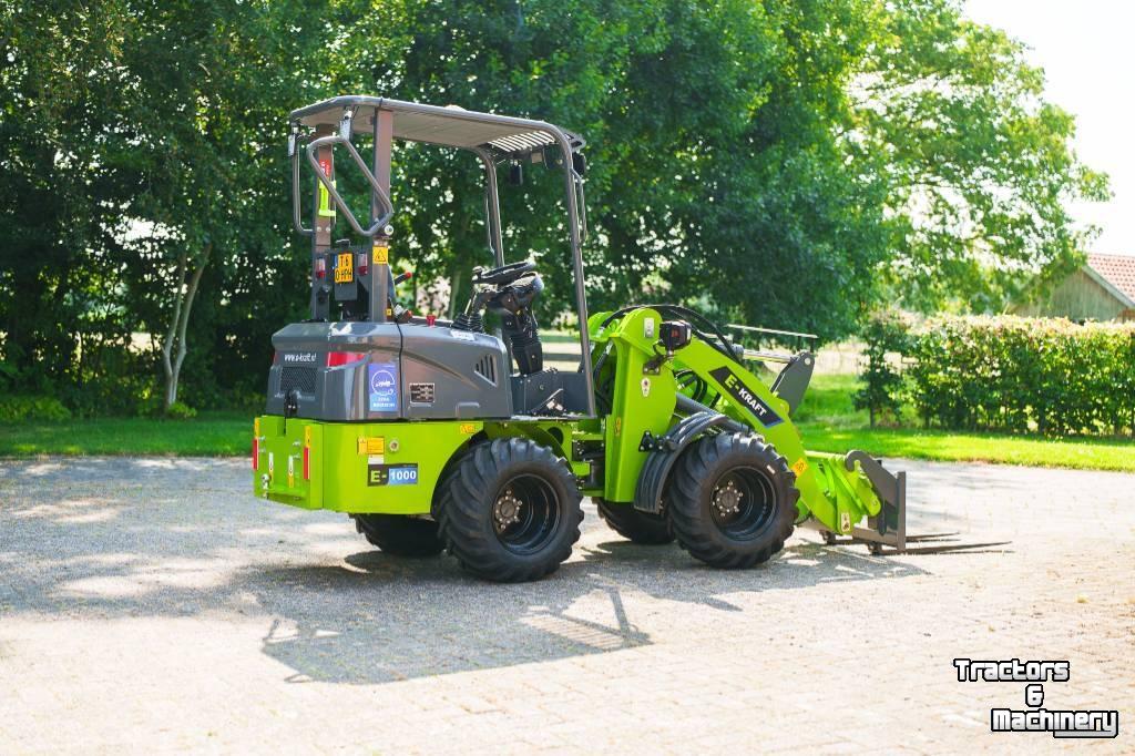 Chargeuse sur pneus E-Kraft E1000 PRO Lithium minishovel wiellader