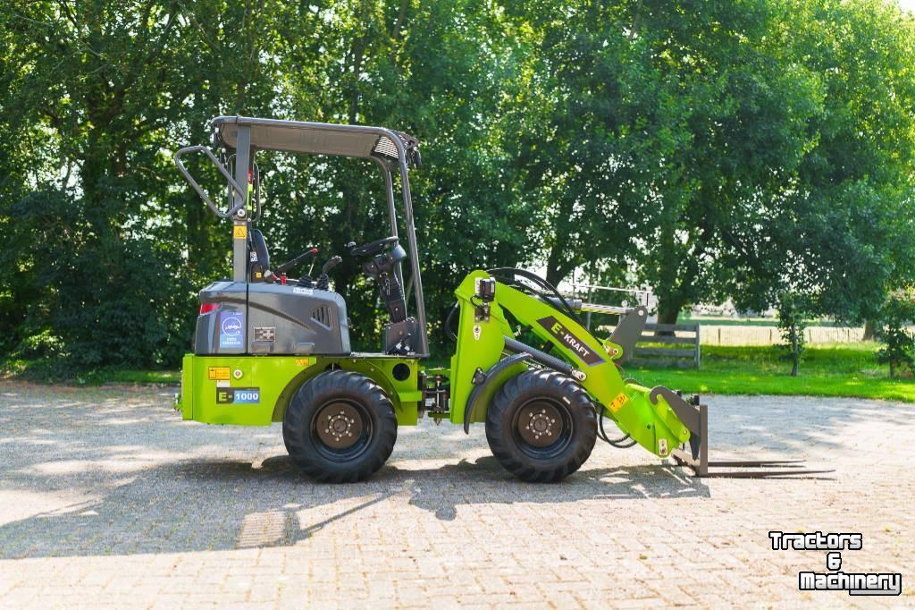 Chargeuse sur pneus E-Kraft E1000 PRO Lithium minishovel wiellader